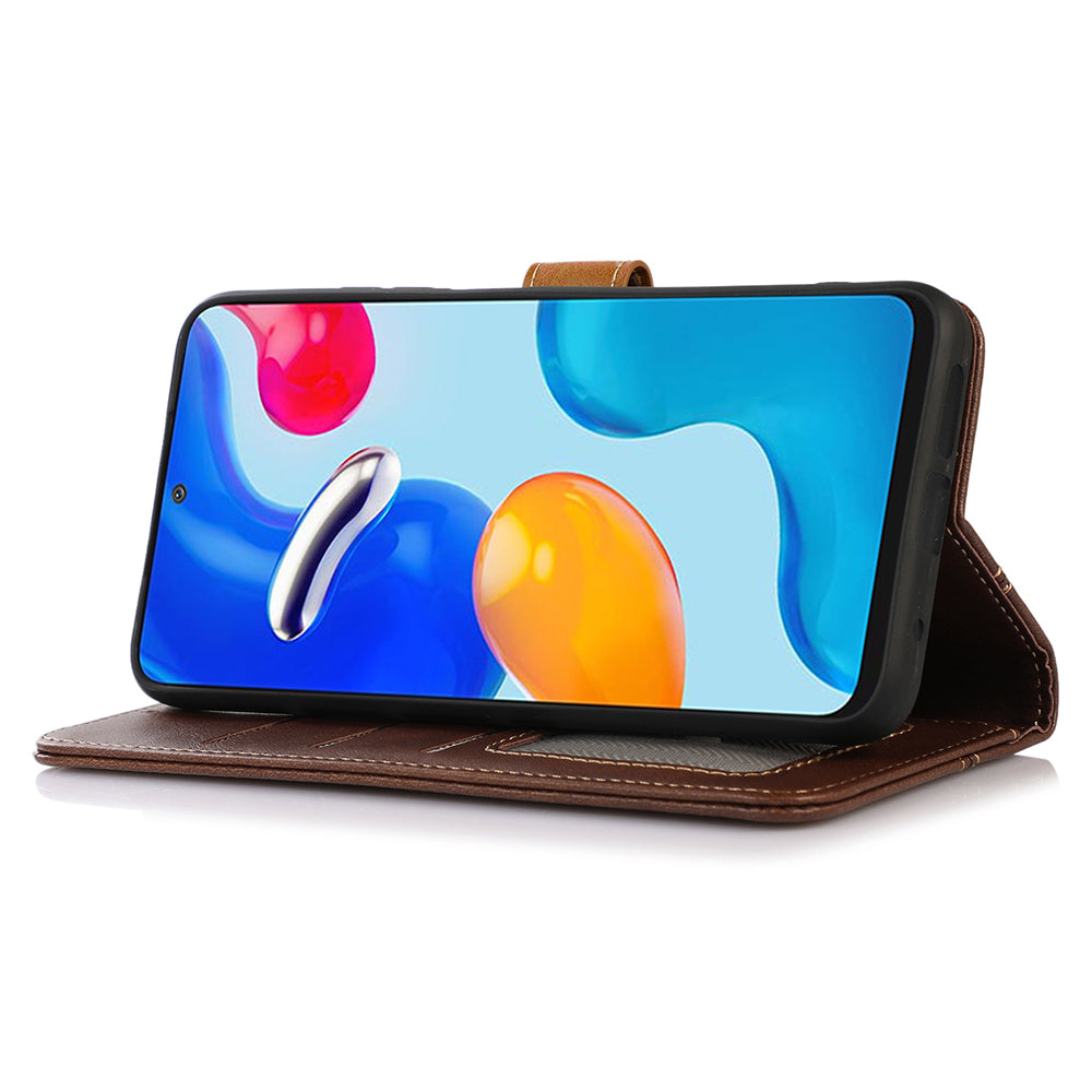 For Samsung Galaxy A05 4G Case Anti-Scratch Leather Wallet Stand Calf Texture Phone Cover For Samsung Galaxy A05 4G Case Anti-Scratch Leather Wallet Stand Calf Texture Phone Cover